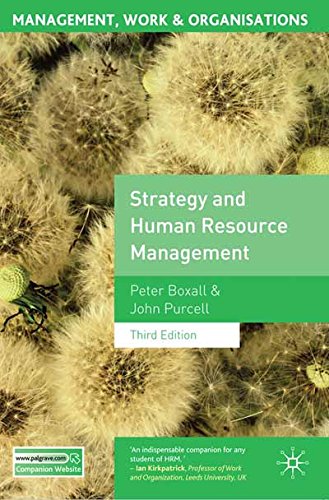 Strategy and Human Resource Management: Third Edition