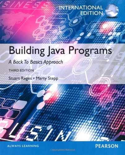Building Java Programs, International Edition