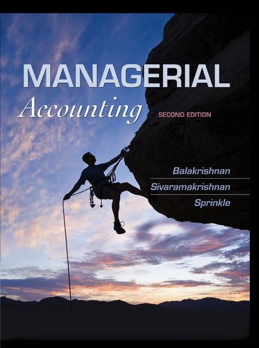 Managerial Accounting, 2nd Edition