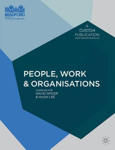 Custom Bradford People, Work & Organisations MAN0131
