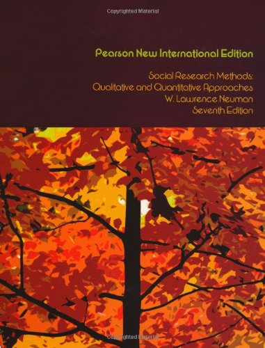 Social Research Methods: Pearson New International Edition