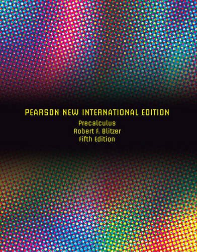 Precalculus: Pearson New International Edition
