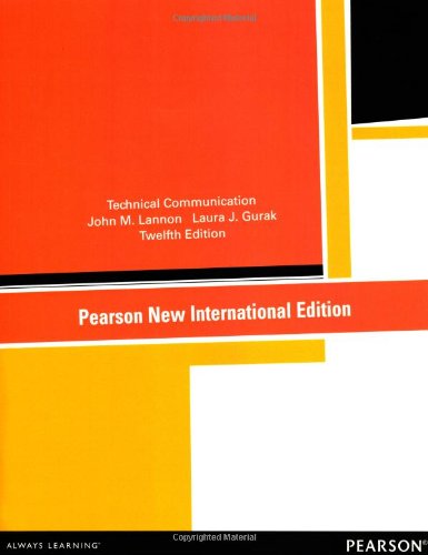 Technical Communication: Pearson New International Edition