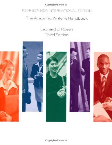 Academic Writer's Handbook: Pearson New International Edition