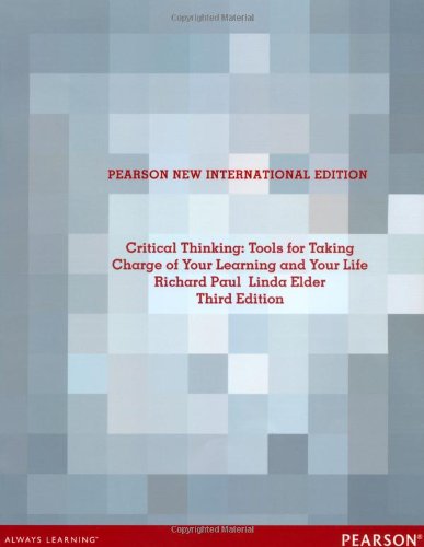 Critical Thinking: Pearson New International Edition