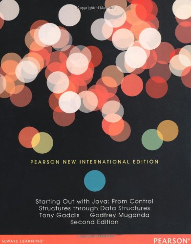 Starting Out with Java: Pearson New International Edition