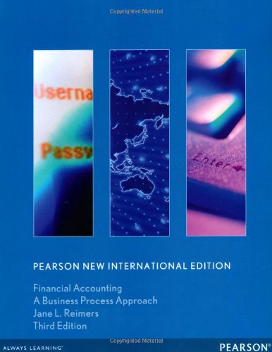 Financial Accounting: Pearson New International Edition