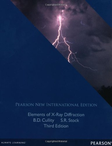 Elements of X-Ray Diffraction: Pearson New International Edition