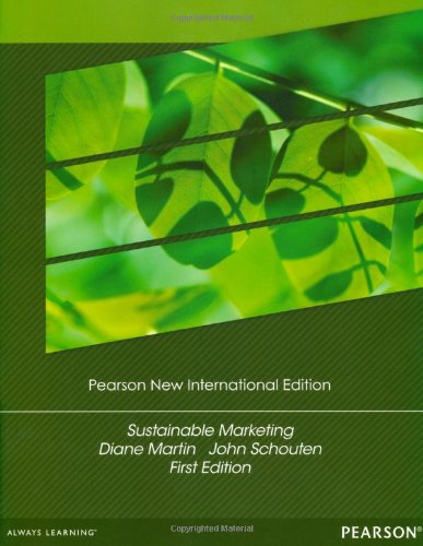 Sustainable Marketing: Pearson New International Edition