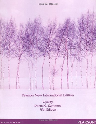 Quality: Pearson New International Edition