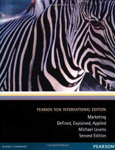 Marketing: Pearson New International Edition