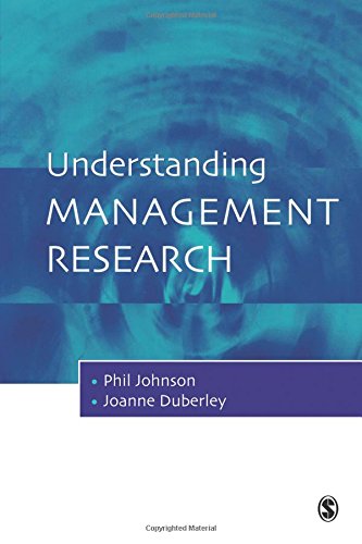 Understanding Management Research: An Introduction to Epistemology FOR LAUREATE EDUCATION