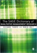 The SAGE Dictionary of Qualitative Management Research FOR LAUREATE EDUCATION