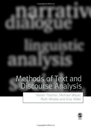 Methods of Text and Discourse Analysis