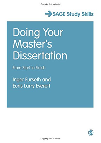 Doing Your Master's Dissertation