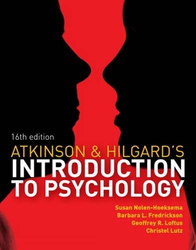 Atkinson and Hilgard's Introduction to Psychology,