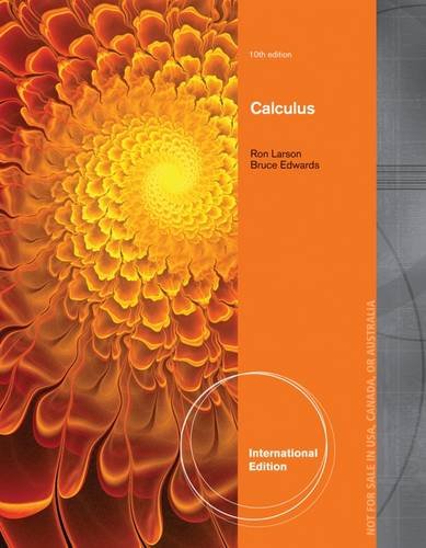 Calculus, 10th ed.