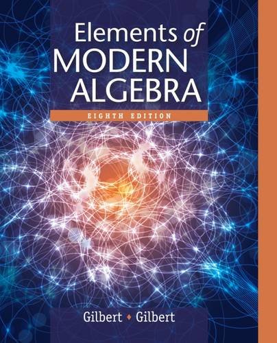Elements of Modern Algebra, 8th ed.