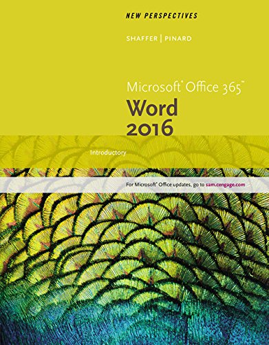 New Perspectives on Microsoft® Office 365 & Word 2016