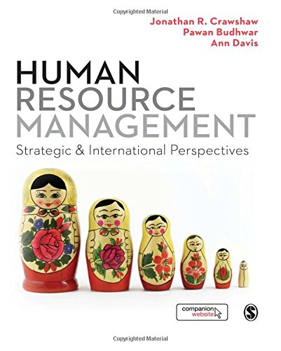 Human Resource Management: Strategic and International Perspectives