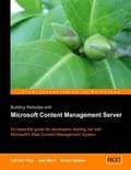 Building Websites with Microsoft Content Management Server