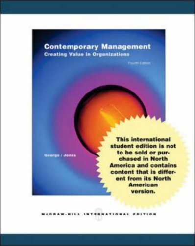 Contemporary Management: With Olc