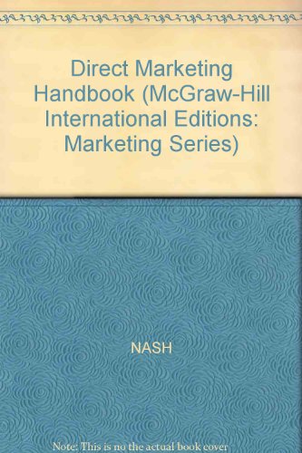 Direct Marketing Handbook (McGraw-Hill International Editions: Marketing Series)