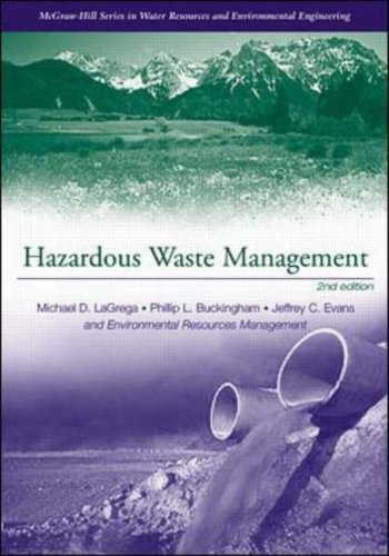 Hazardous Waste Management (McGraw-Hill International Editions: Biological Sciences Series)