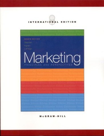 Marketing: Principles & Perspectives (Mcgraw-Hill/Irwin Series in Marketing)