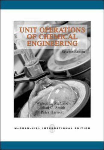 Unit Operations of Chemical Engineering (Int l Ed)