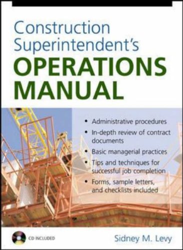 Construction Superintendent s Operations Manual (STM37)