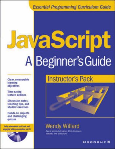 Instructor s Manual: Im Javascript: Beginner s Guide