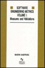 Software Engineering Metrics: Measures and Validations v. 1 (McGraw-Hill International Series in Software Engineering)