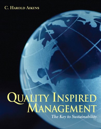 Quality Inspired Management: The Key to Sustainability: A Corporate Force, an Engineering and Operations Perspective