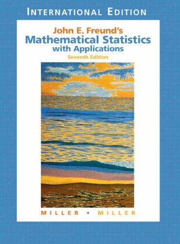 John E. Freund's Mathematical Statistics with Applications:International Edition
