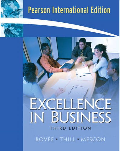Excellence in Business:International Edition