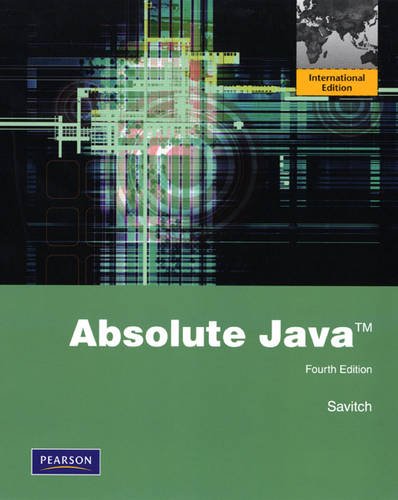 Absolute Java: International Version