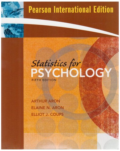 Statistics for Psychology:International Edition