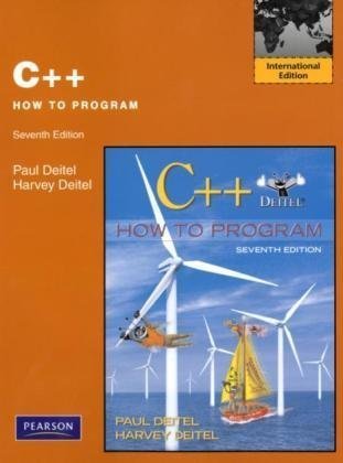 C++ How to Program:International Edition