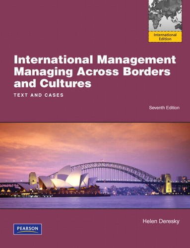 International Management:Managing Across Borders and Cultures, Text and Cases: International Edition