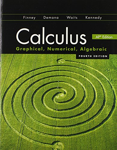 Calculus 2012 Student Edition (by Finney/Demana/Waits/Kennedy)