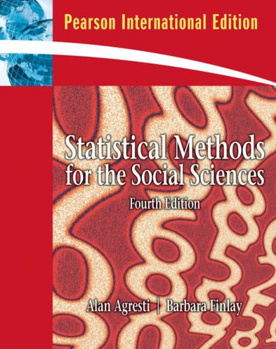 Statistical Methods for the Social Sciences:International Edition