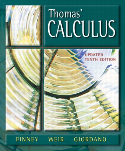 Thomas&#39; Calculus, Updated