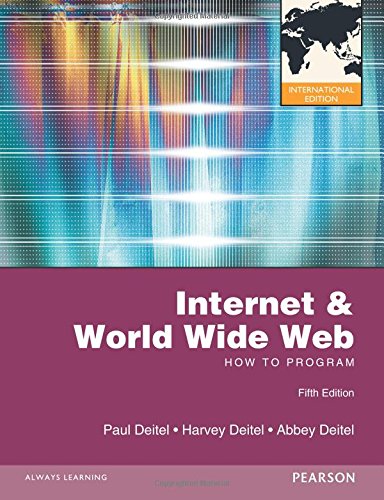 Internet and World Wide Web How to Program (International Version)