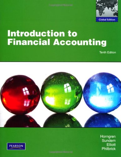 Introduction to Financial Accounting with MyAccountingLab:Global Edition