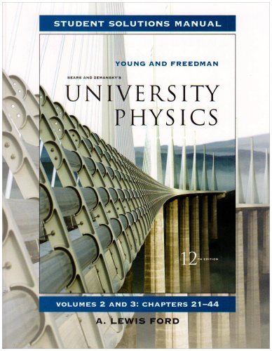 Student Solutions Manual for University Physics Vols 2 and 3