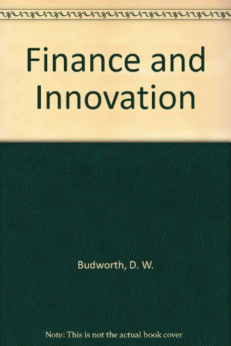 Finance and Innovation (Management of Technology & Innovation)