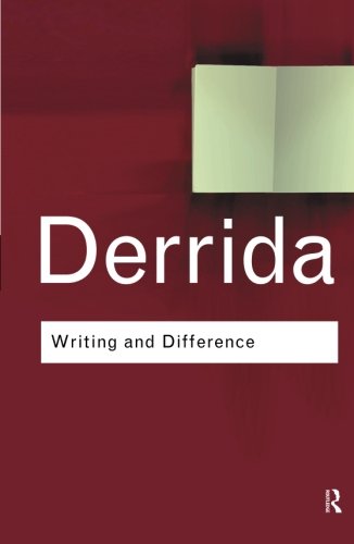 Writing and Difference by Derrida, Jacques ( Author ) ON May-18-2001, Paperback
