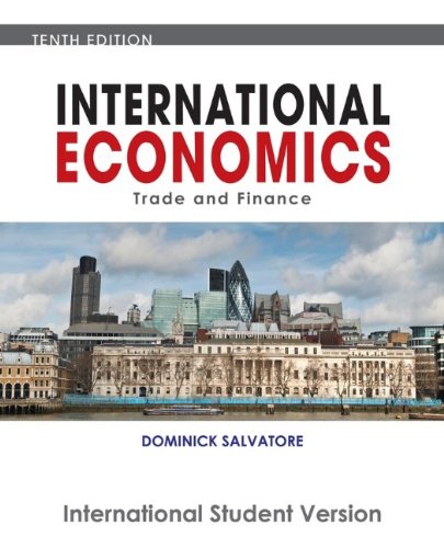 International Economics: Trade and Finance