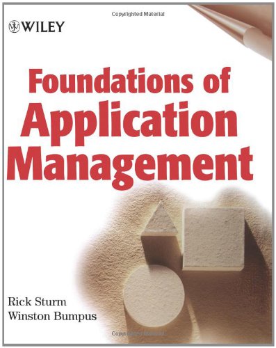 Foundations of Application Management.